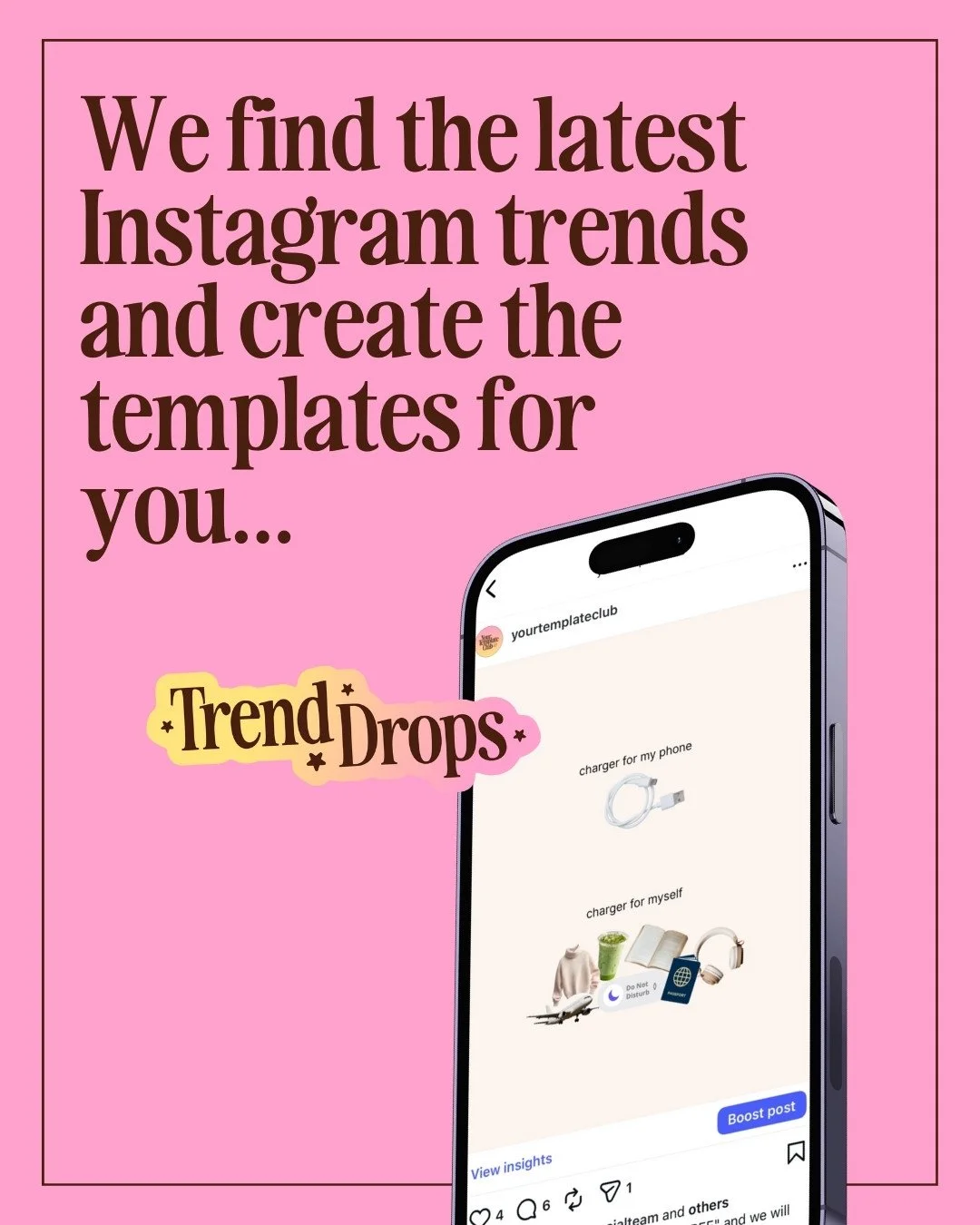 No but like&hellip;⁠
⁠
Does your membership gives you access to their whole template library but also design and send the newest trends for you as their emerge and even batch content for you every month? 😎