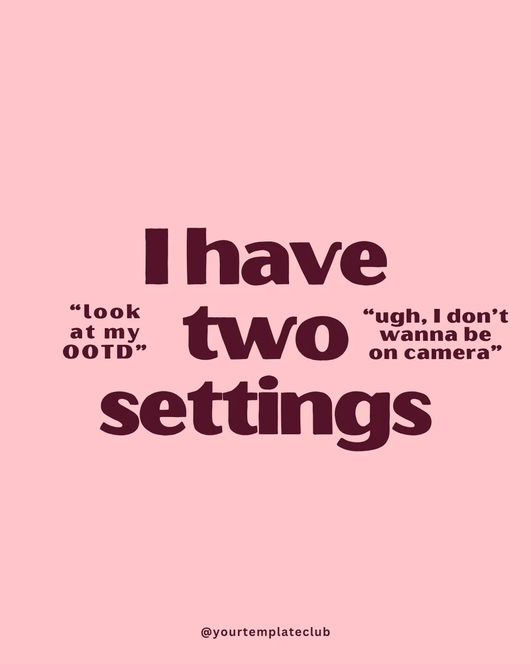 If you are currently in your "haven't posted in a month" era and want a way back in, that is literally what Your Template Club is for.

Templates (just like this one) ready to go, content plan included, no starting from scratch.

Comment &q