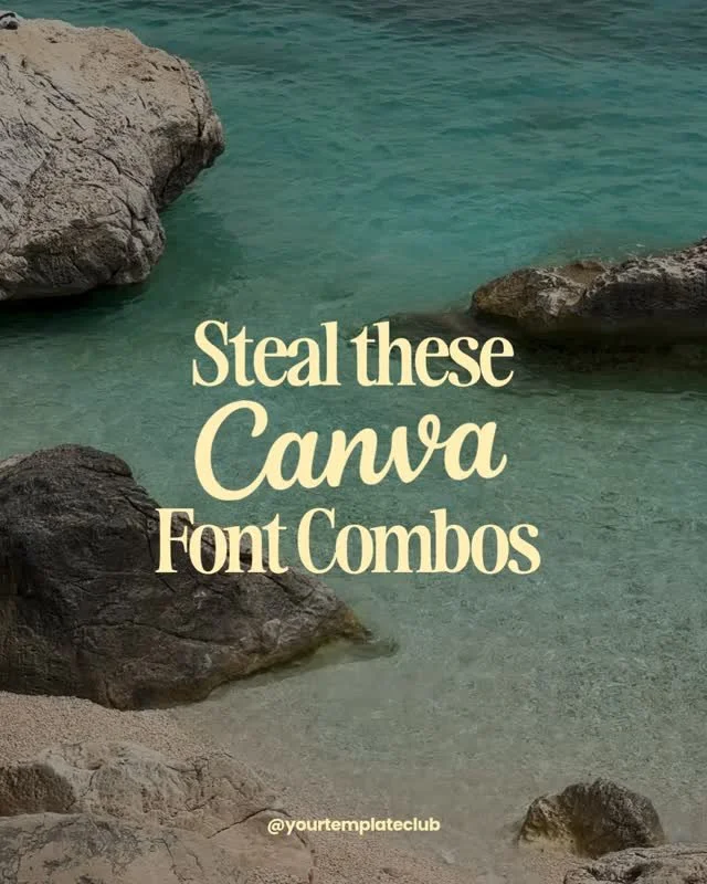 Canva fonts you need to steal ✨

After creating over 3,000 templates for @yourtemplateclub we&rsquo;ve tried every Canva font there is, and we're sharing the very best with you for free👇👇👇

Comment &ldquo;COMBO&rdquo; below and we&rsquo;ll send yo