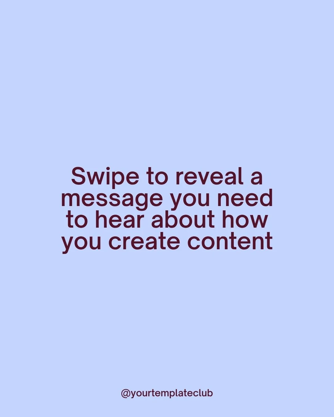 When things start to trend on Instagram (just like this post), we already made the template so you can post it today, not three days from now after you've gone down a rabbit hole trying to figure out the format.

Swap your colors, add your text, done
