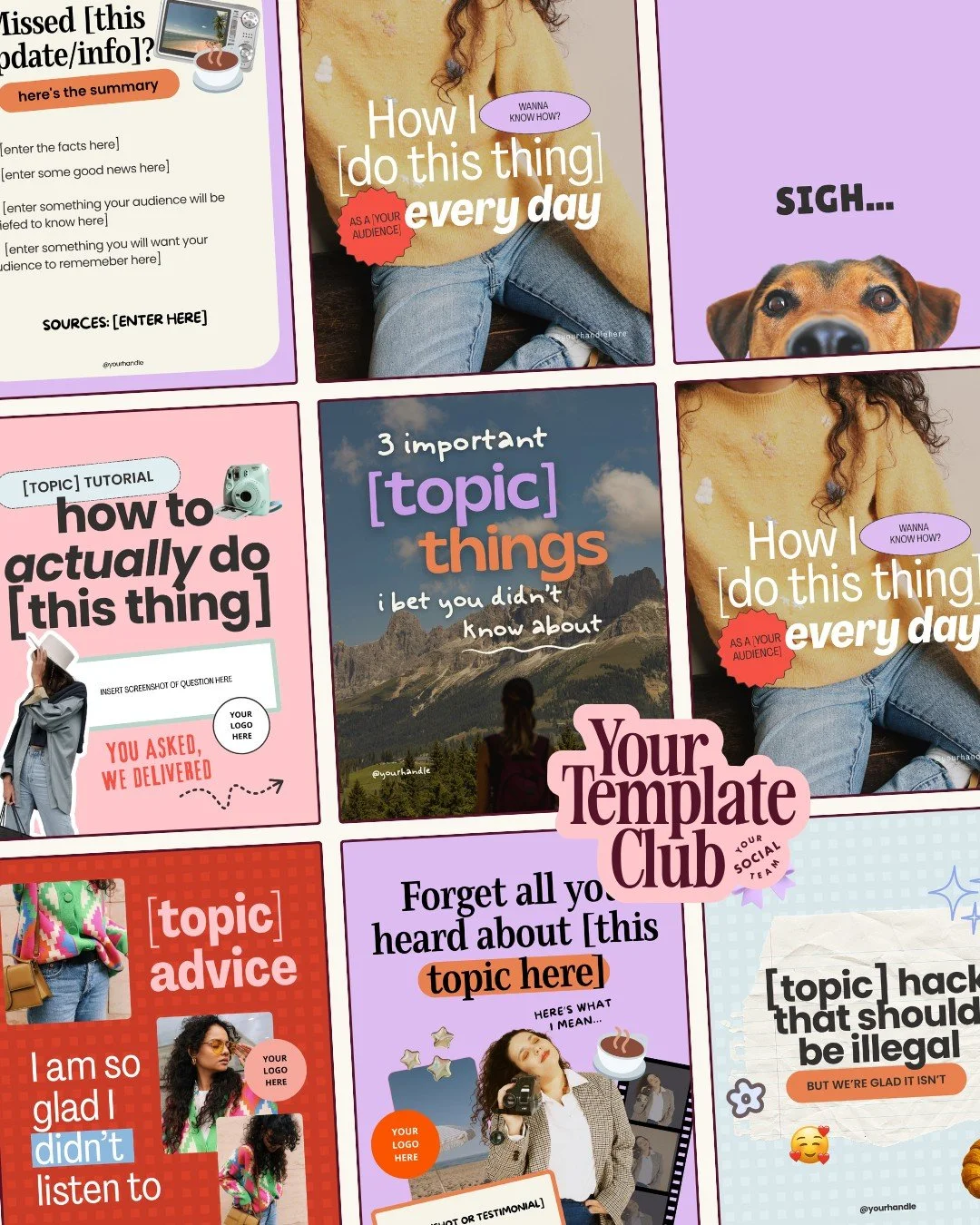 New templates coming soon! We tested all these carousels, perfected them for you and they are some of our top performer posts inside @yoursocialteam!

So if you want to establish yourself or your brand as an expert voice in your niche, these are for 