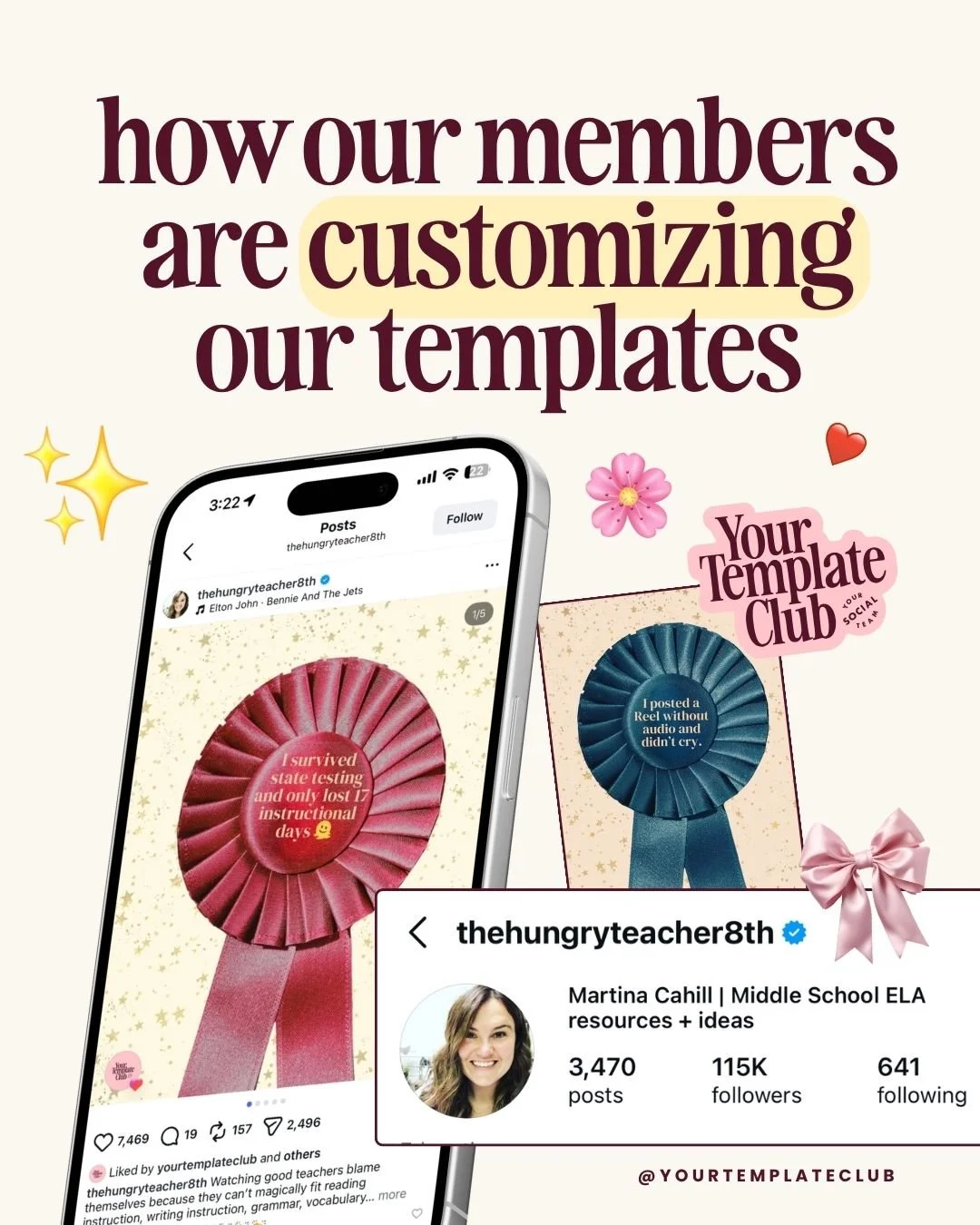 This is what happens when a Trend Drop lands in the right hands. 👏

One of our members (@thehungryteacher8th) grabbed this template, changed the color, swapped the text, and posted it.

That's it. 7,468 likes and 2,496 saves later... yeah.

Every Tr