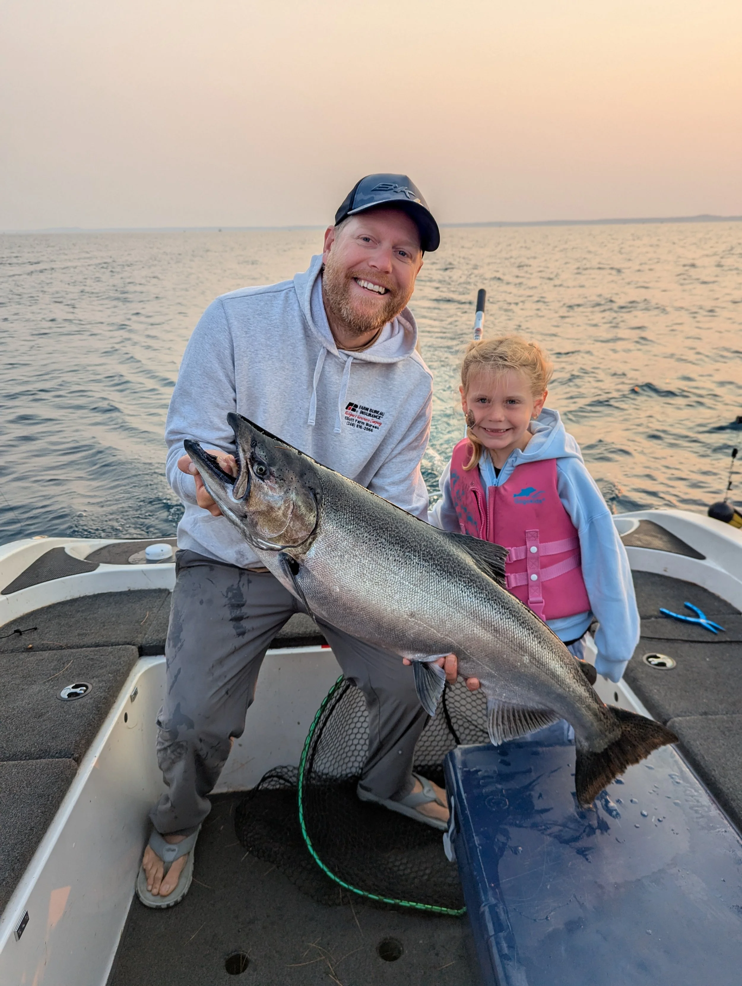 Big Lake Michigan Salmon