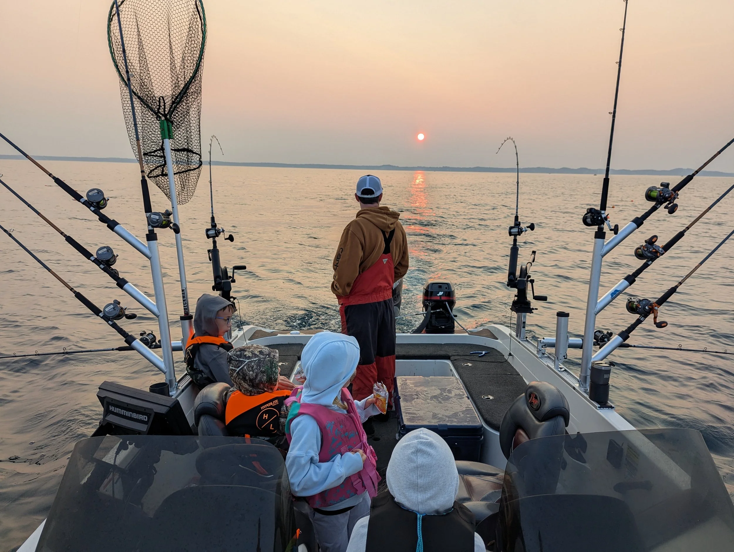 Trolling Lake Michigan