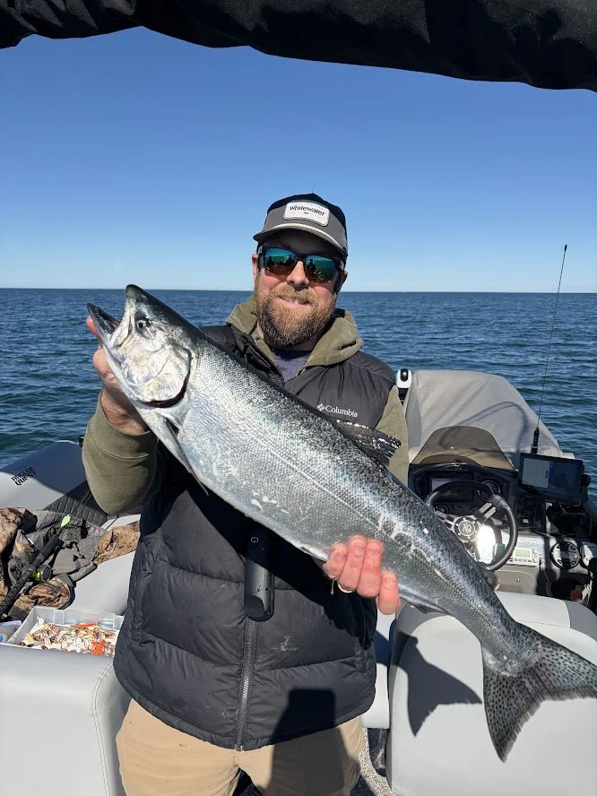 Diver Dock Salmon Fishing 