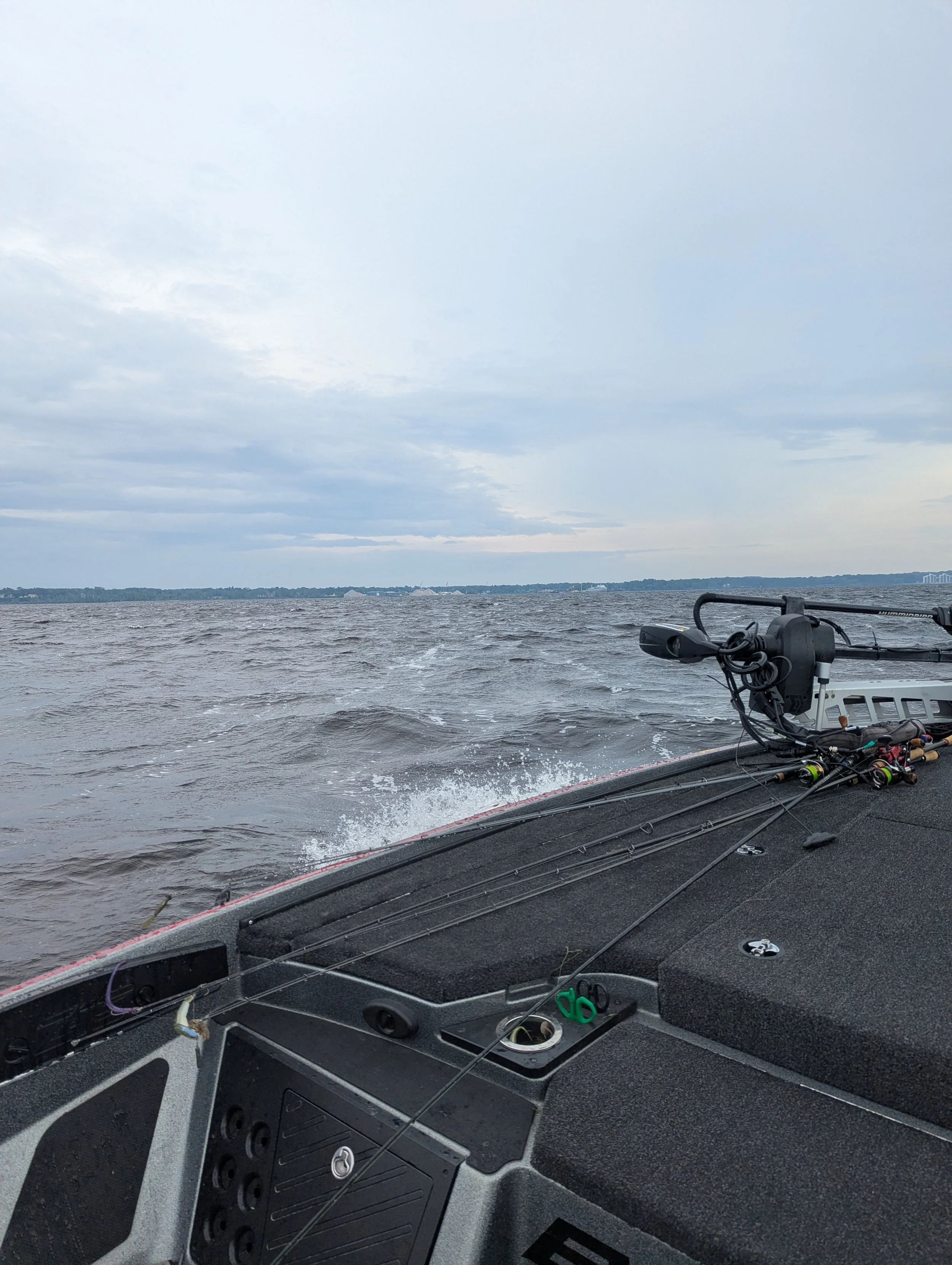 A rough muskegon lake