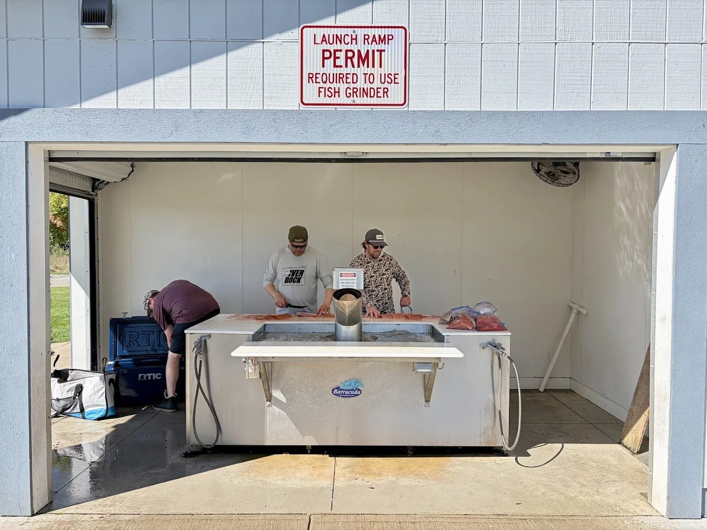 Montague Fish cleaning station