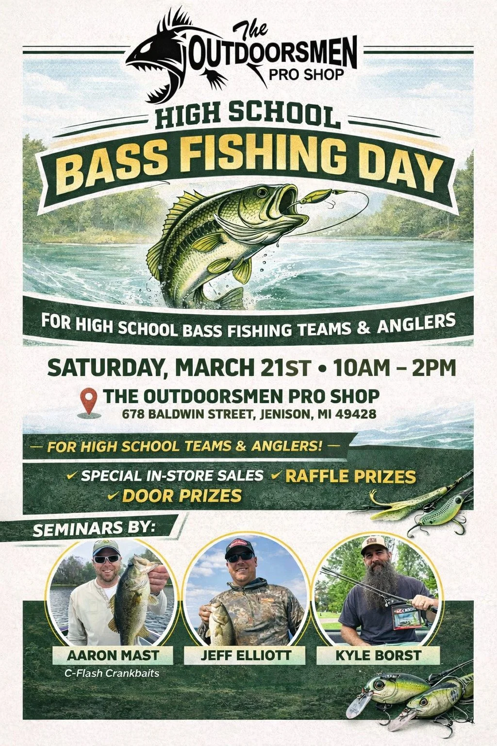 Outdoorsman Pro Shop High School Bass Event