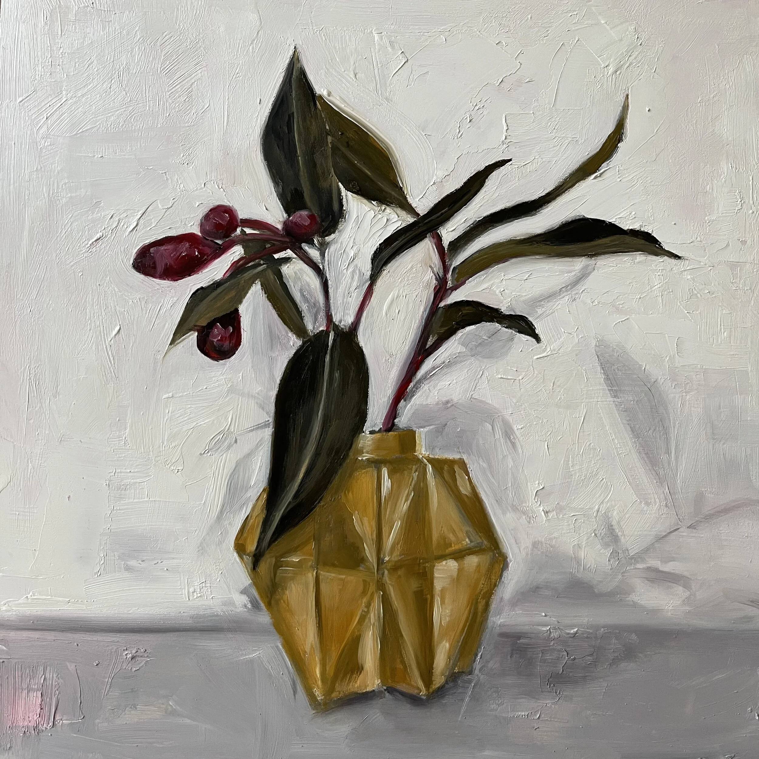 U n t i t l e d.  [30" x 30"] Oil on board 2021