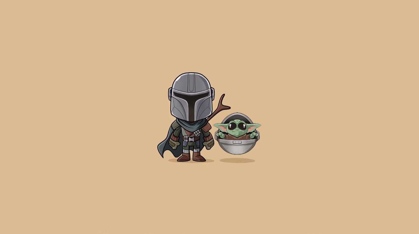 Baby Yoda & Mandalorian