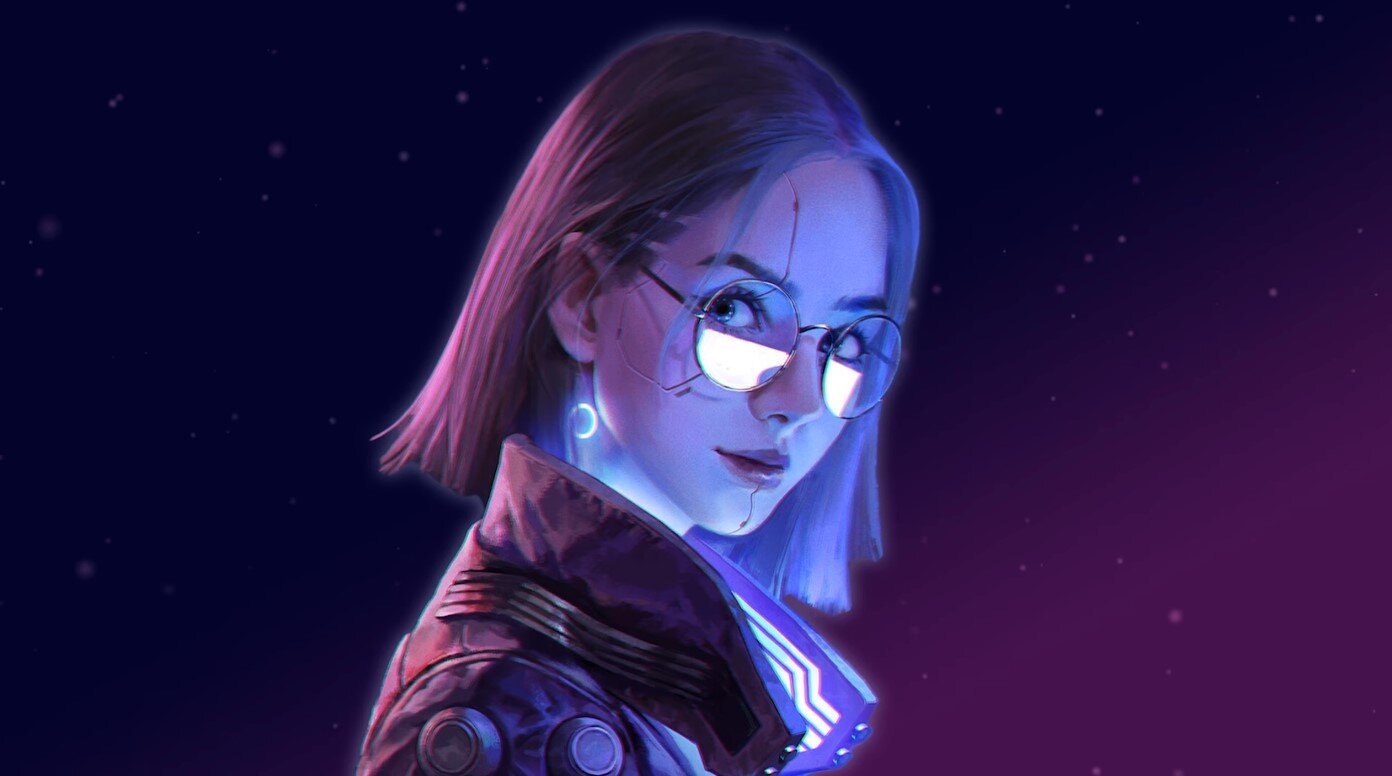 cyberpunk girl Live Wallpaper - free download