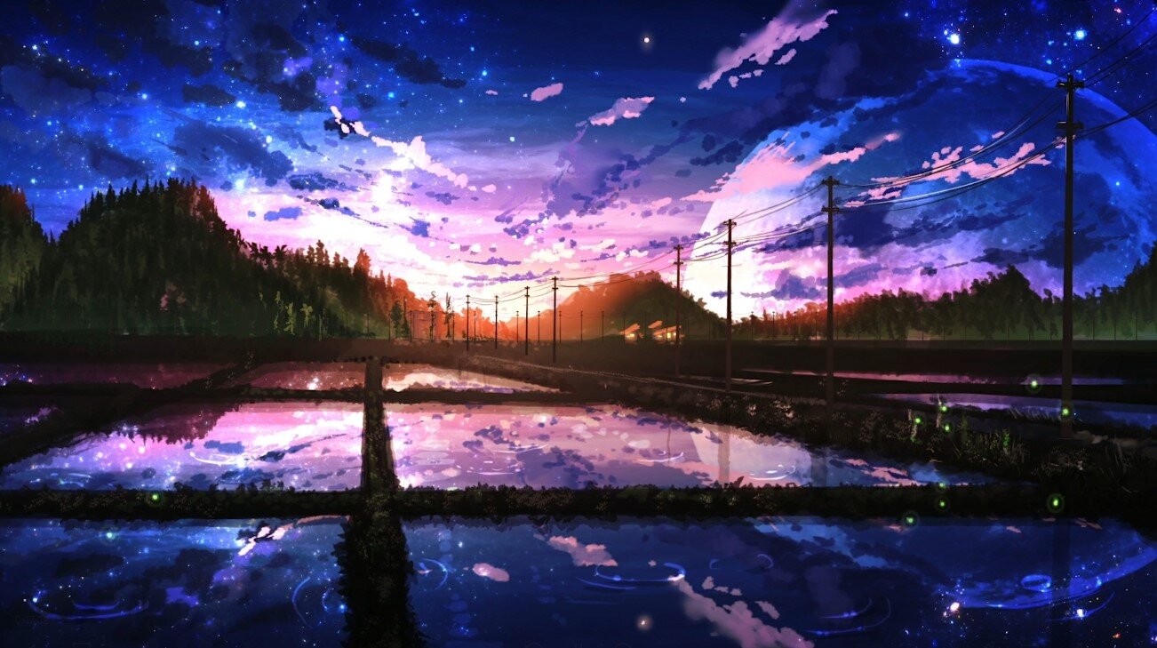 anime gifs  Anime, Wallpaper pc anime, Anime scenery