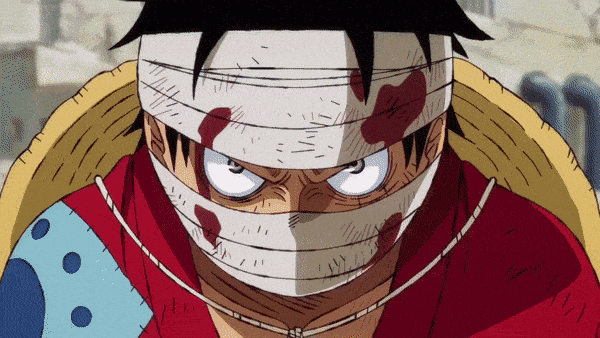 Determined Luffy