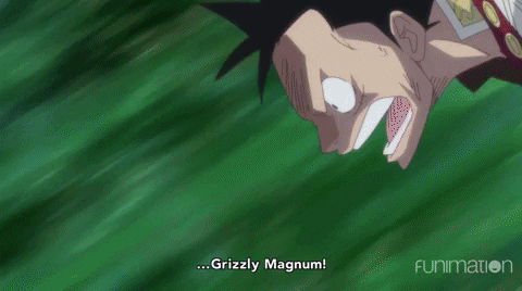 Luffy's Grizzly Magnum Attack