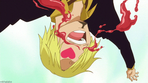 Sanji's Love-Struck Moment