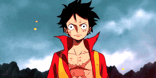 Luffy's Determined Gaze
