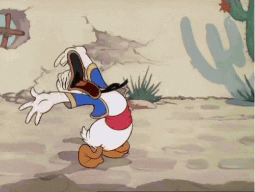 Donald Duck Laughing