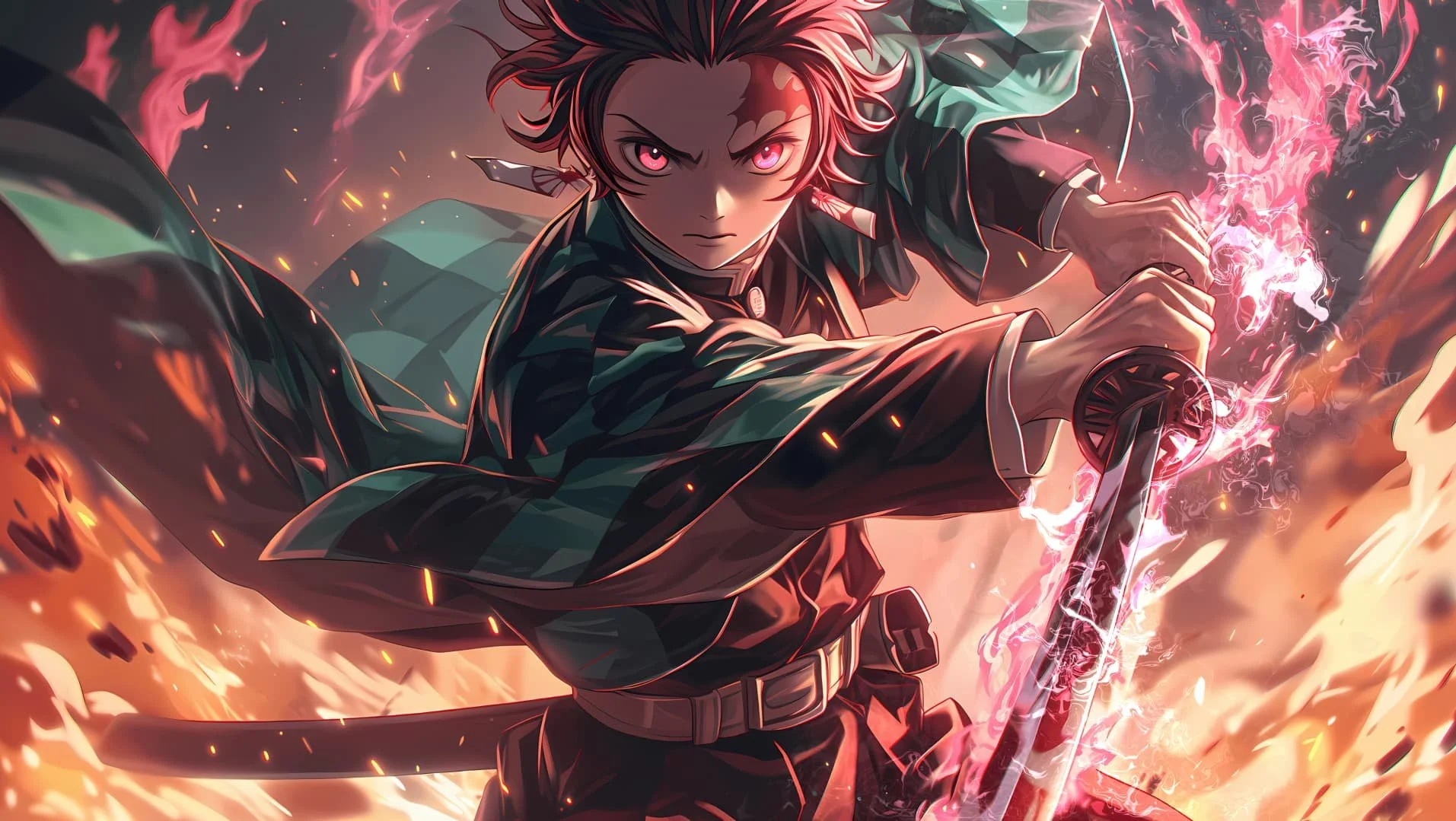 Tanjiro Kamado Demon Slayer Animated Wallpaper Wallpaper Engine Space Tanjiro Kamado Demon Slayer Animated Wallpaper Wallpaper Engine Space