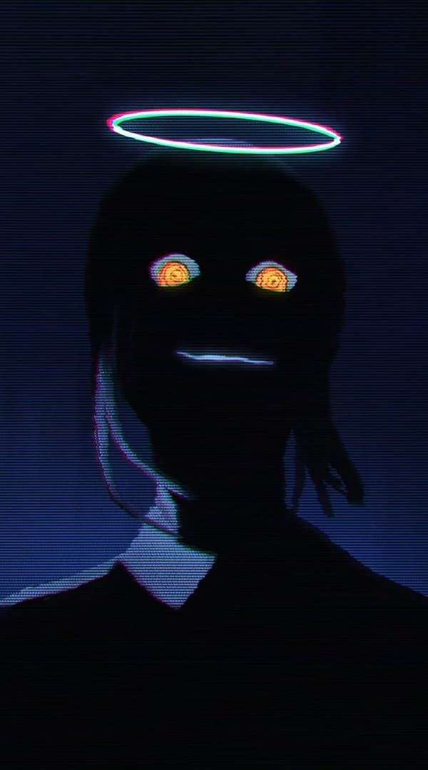 Glitched Halo | Makima Listening
