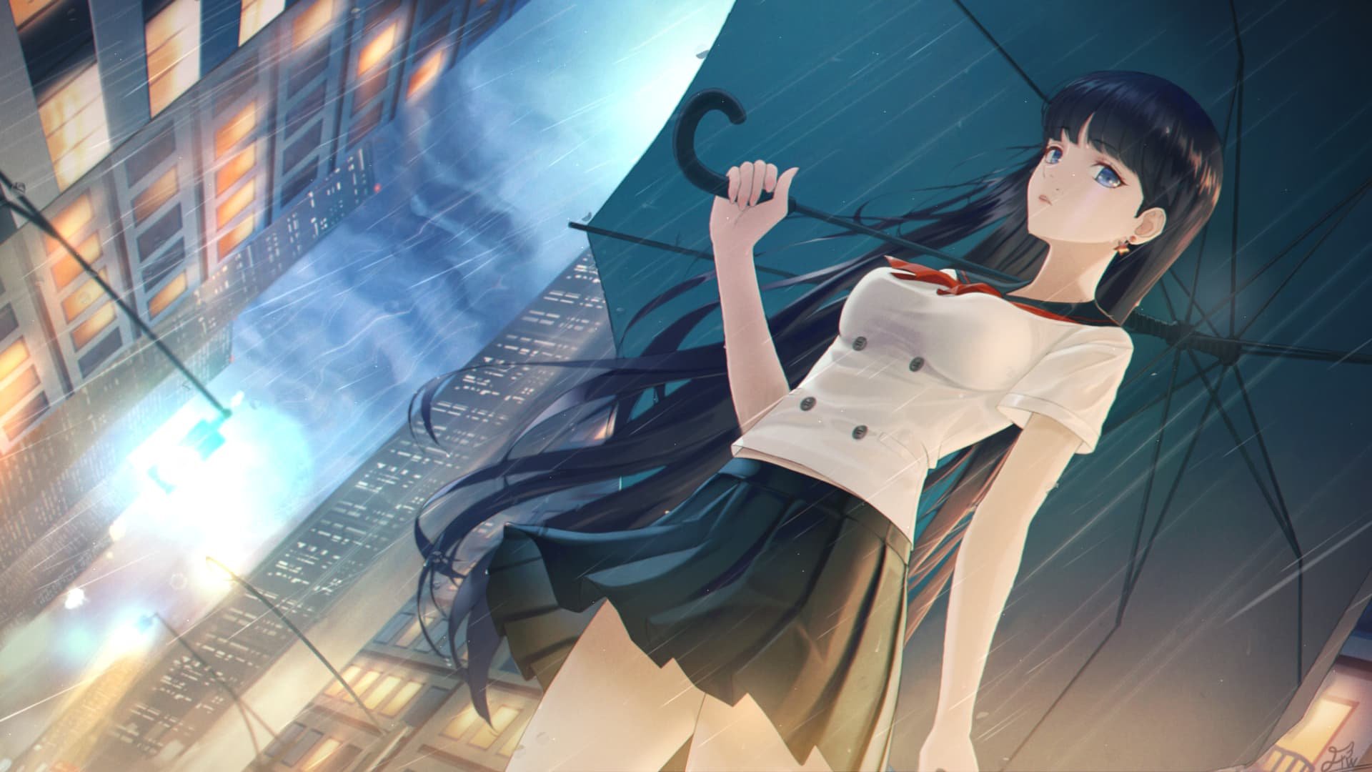 30 Best Sailor Moon Wallpapers Ever -13. Mars Rainy
