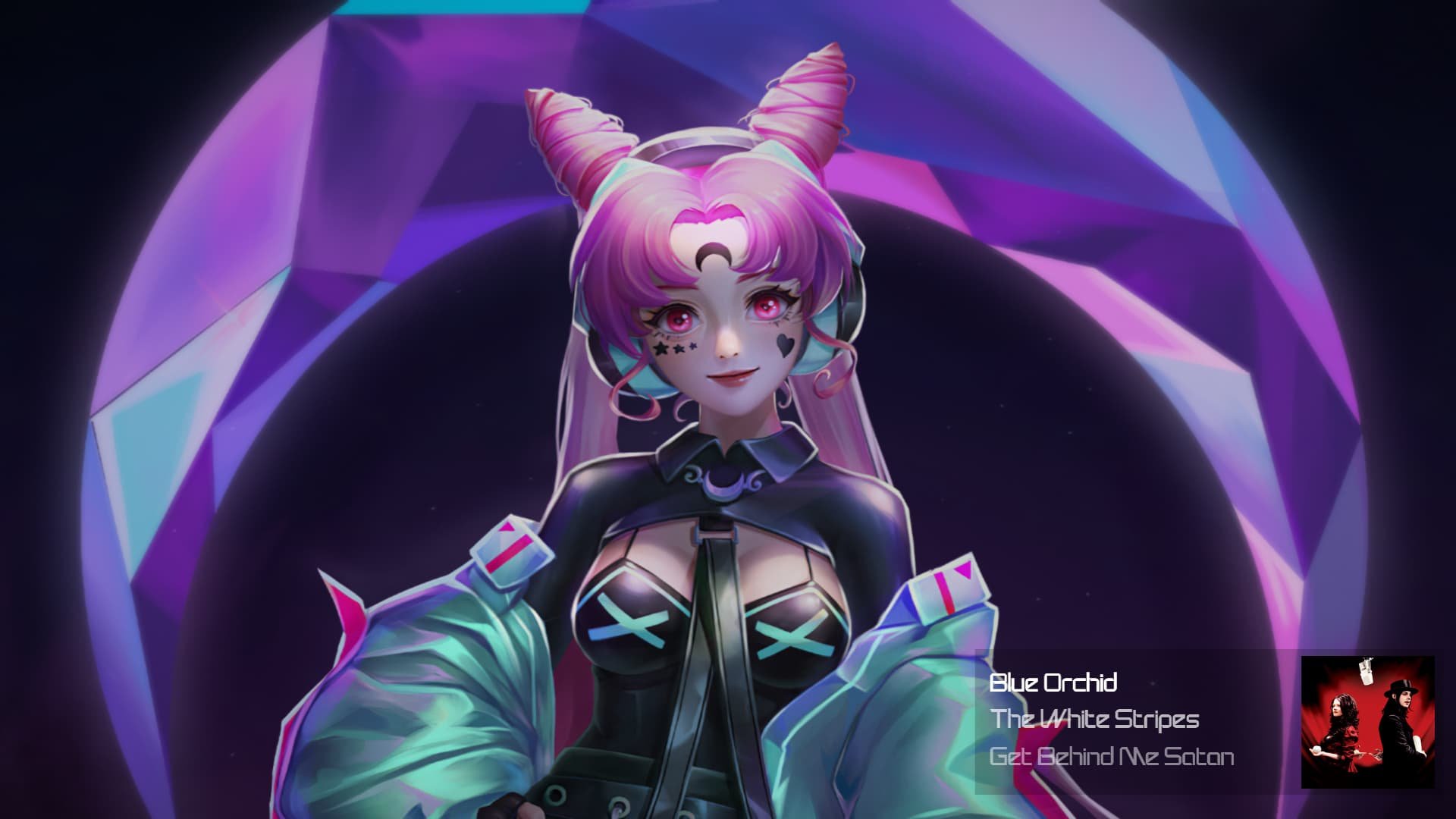 30 Best Sailor Moon Wallpapers Ever -14. Sailor Moon Cyberpunk Chibiusa