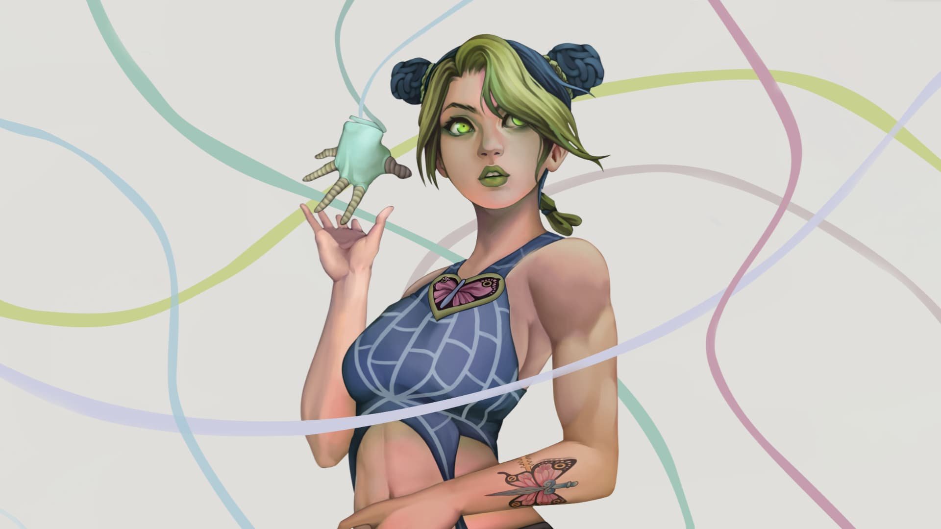 30 Best JoJo’s Bizarre Adventure Wallpapers Ever -3. Jolyne Cujoh JoJo