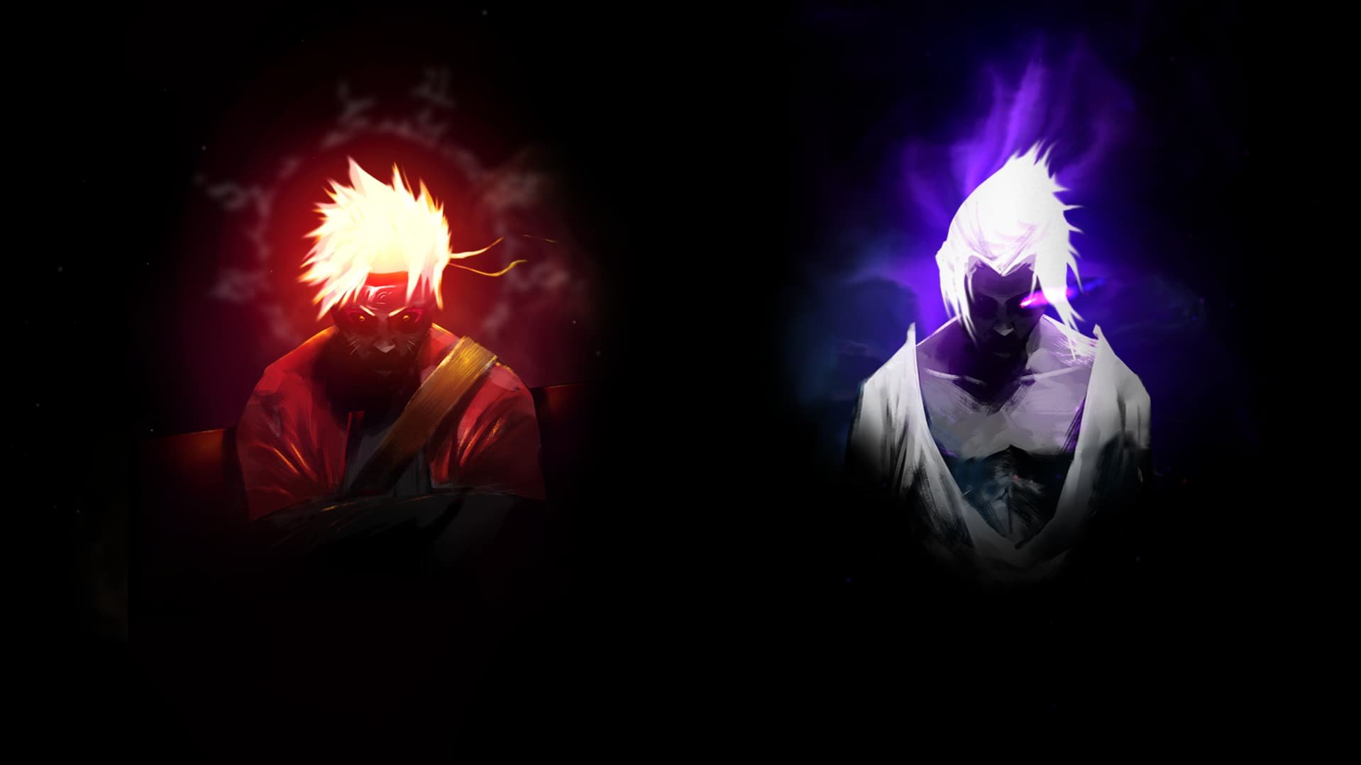 50 Best Naruto Wallpapers Ever -34. Dual Forces Unleashed