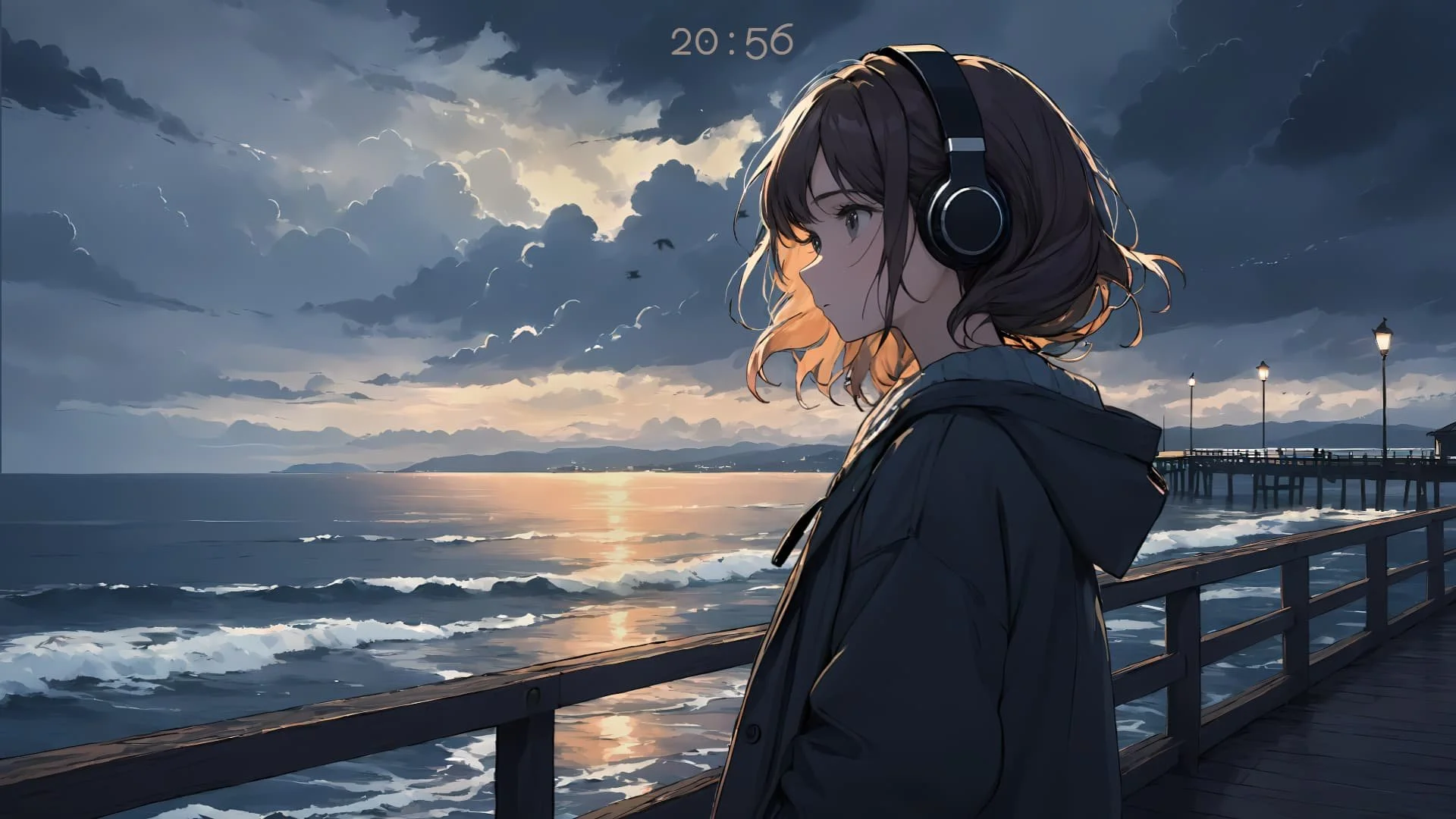 Girl with headphones | Sea berth