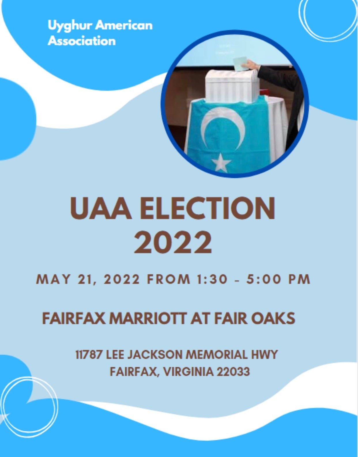 UAA Election 2022 — Uyghur American Association