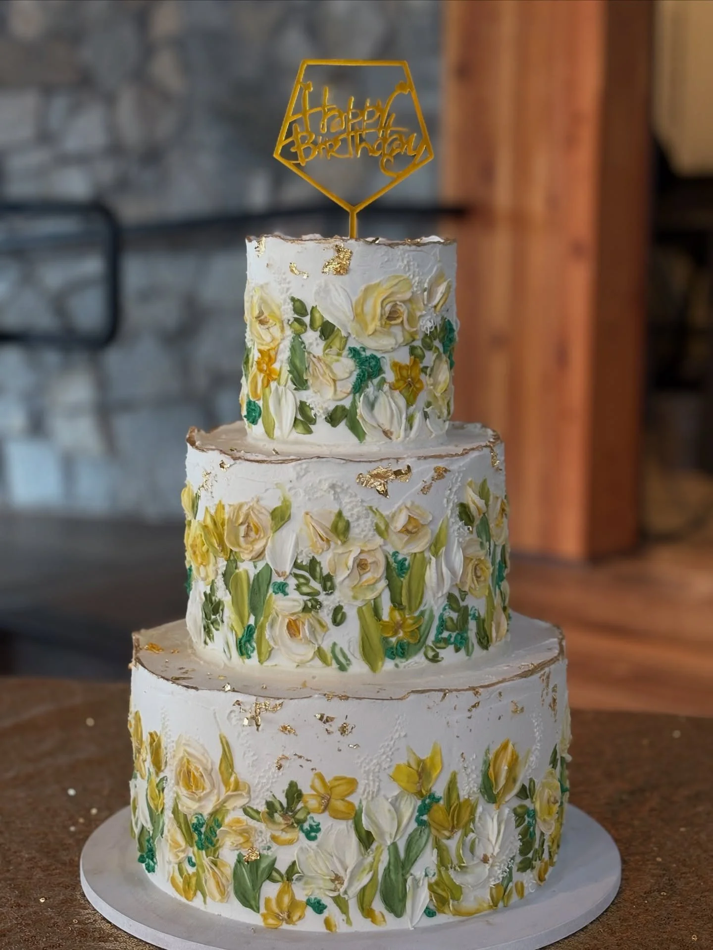 Palette knife Beauty created for an 80th birthday #bellamanse #willowvalley