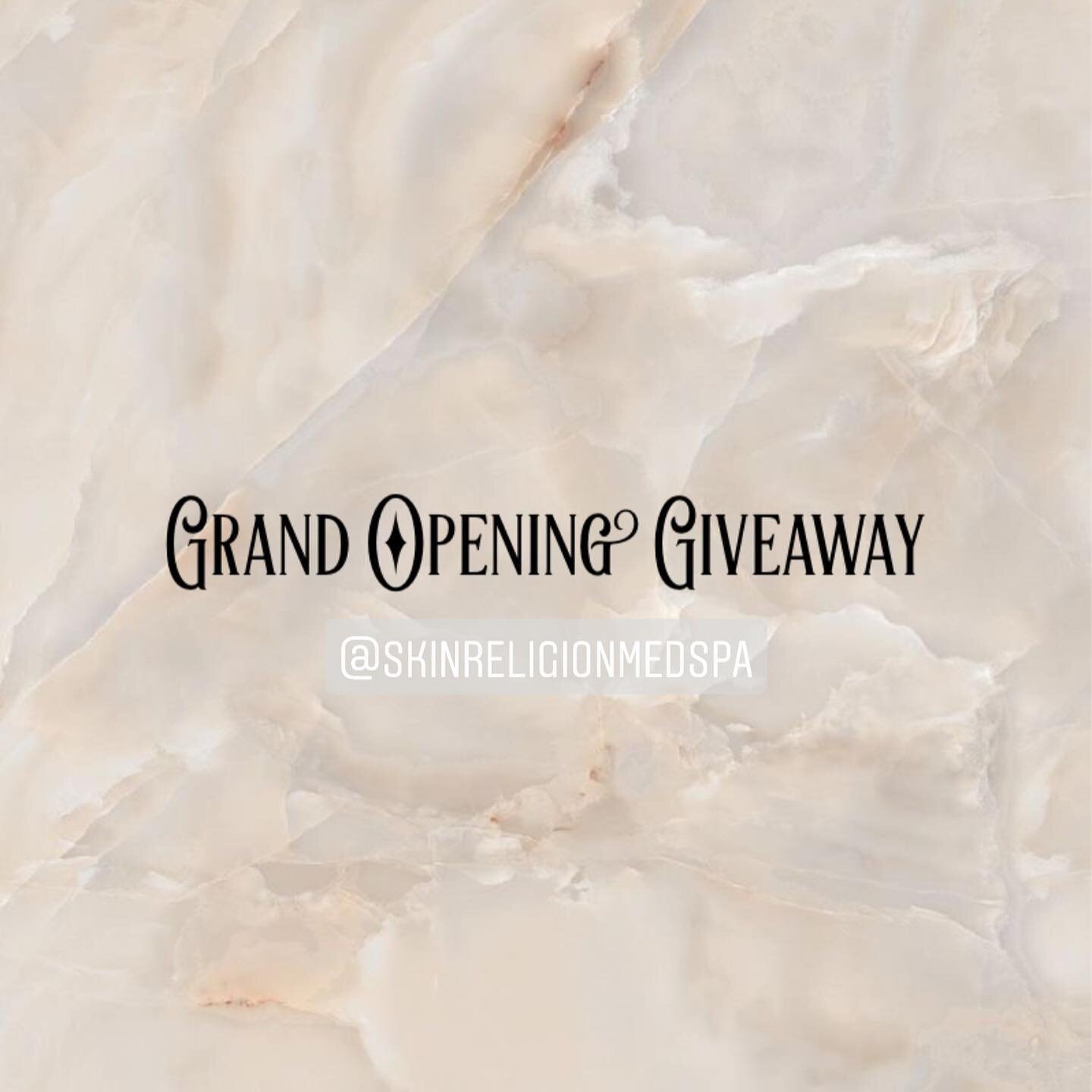 ✨SKIN RELIGION MEDICAL SPA &amp; WELLNESS GRAND OPENING GIVEAWAY✨

We will be choosing 5 lucky winners (1 prize per winner!)

🎁1st Prize: A super cute Prada handbag

🎁2nd Prize: A $500 value Skinceuticals skincare set

🎁3rd Prize: Russian lips (us