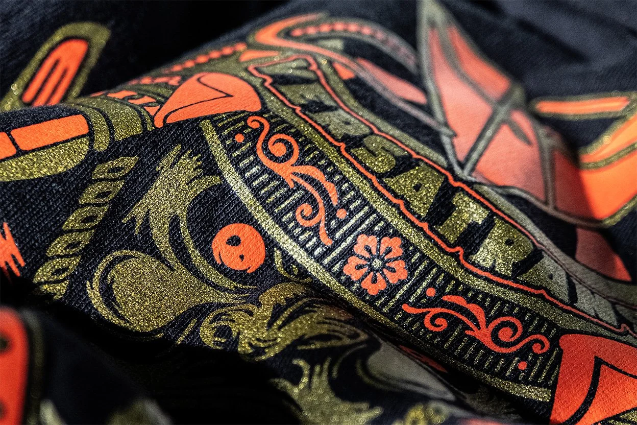 Samurai Screen Printed Consumer T-Shirts