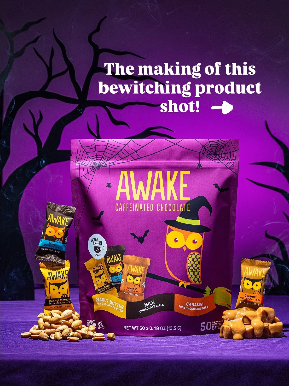 A little Halloween magic in action✨

Ingredients for a spooky chocolate shot:
☑️ coloured light
☑️ little creativity
☑️ one incense wand
☑️ some glue
☑️ extra caffeine @awakechocolate 😜🍫

#productphotographer #ottawaphotographer #myottawa #hallowee