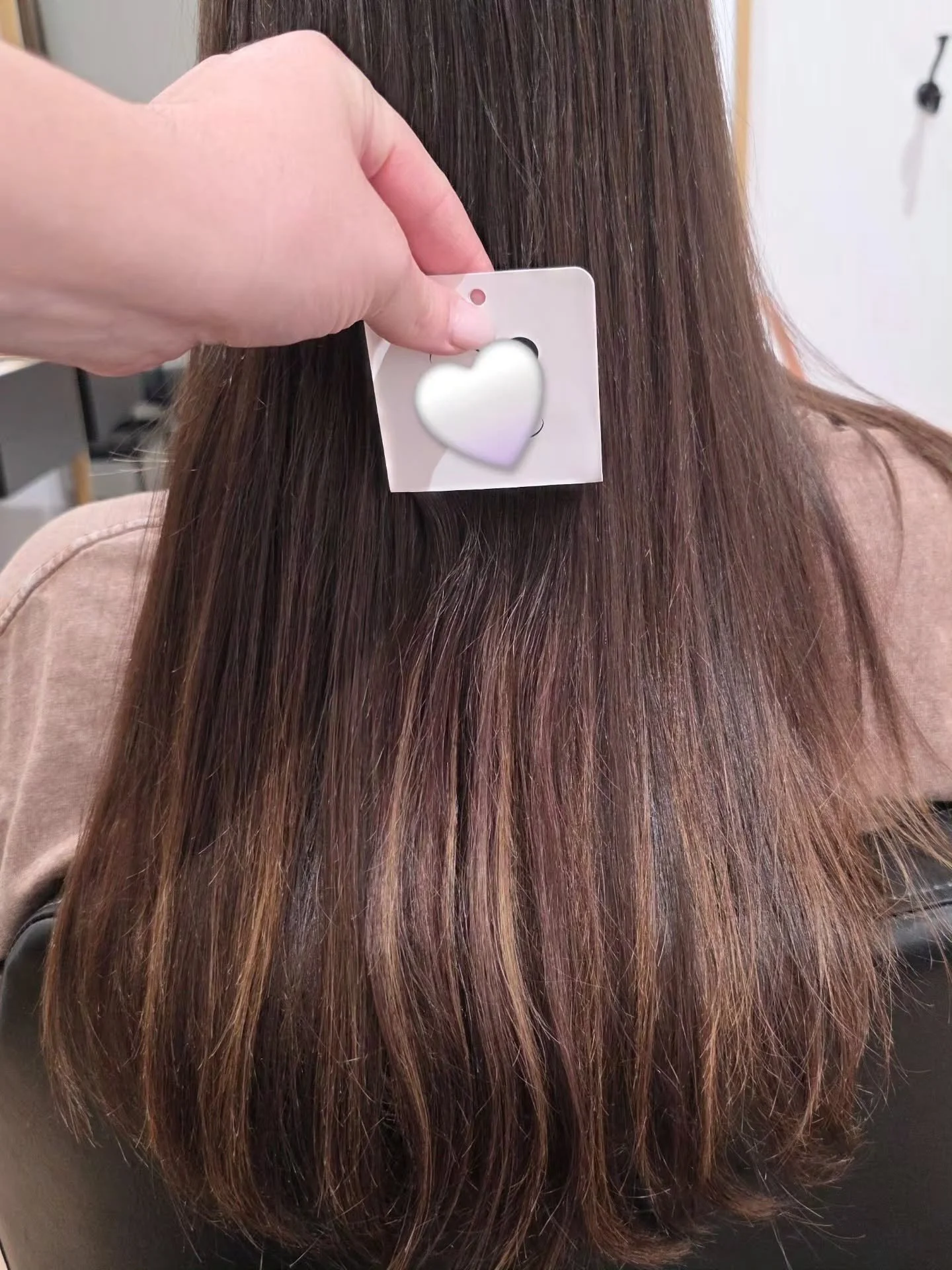 Okay, I've got something I've been so excited to share with you!

Now, you can get color matched for clip hair extensions! This includes, full length, bangs, fill ins, and more. And the best part is that after we get you color matched, you can order 