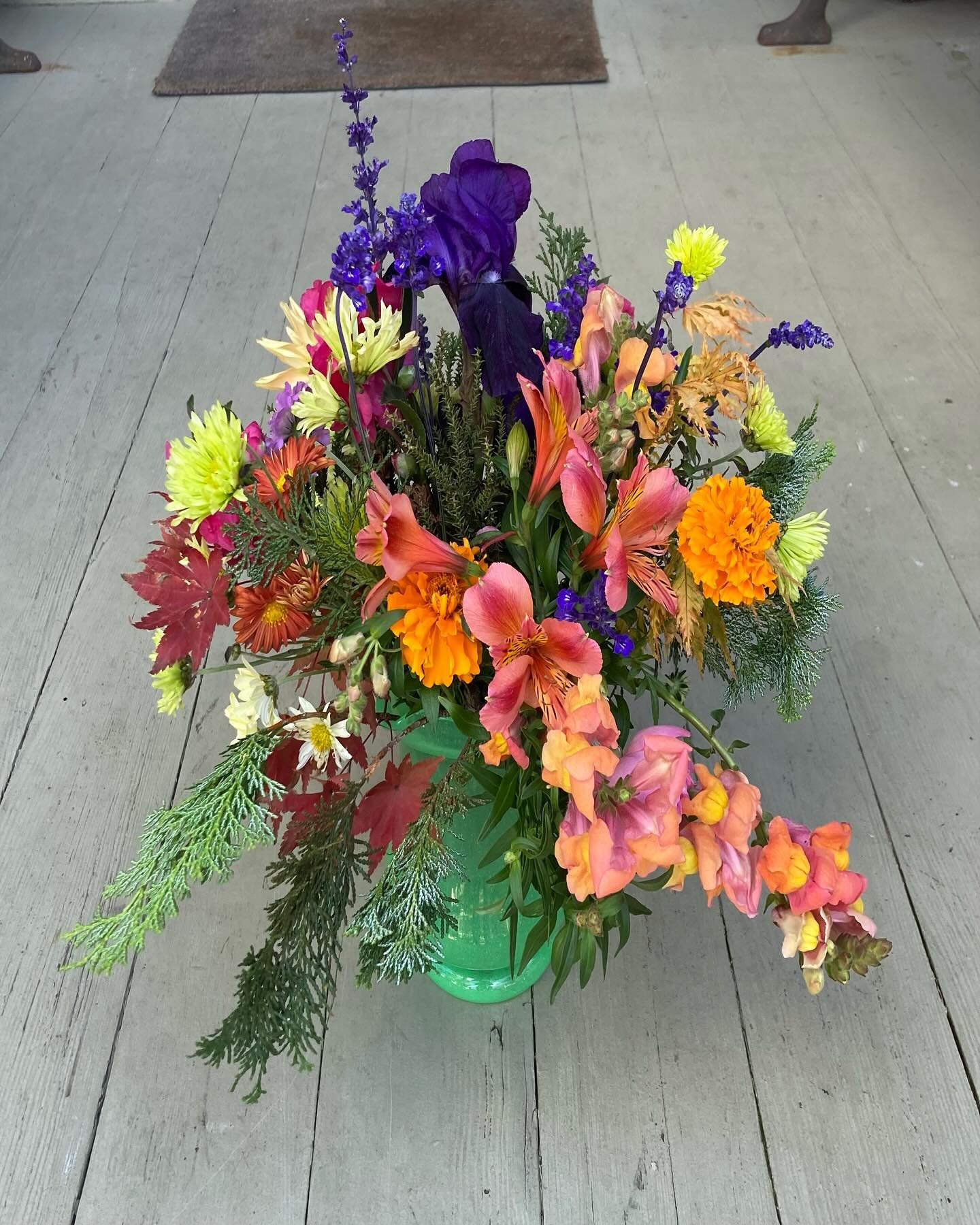 Fall flowers forever! These lovelies are headed to Petersburg's Thomas Day house (www.thomasdayhouse.com).