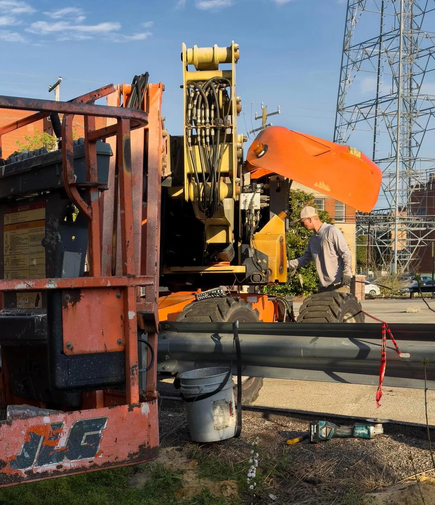 As long as #jackpinesavagematt can maintain his equipment, he's busy keeping the roofs in Strawberry Hill land high and the people under them dry.