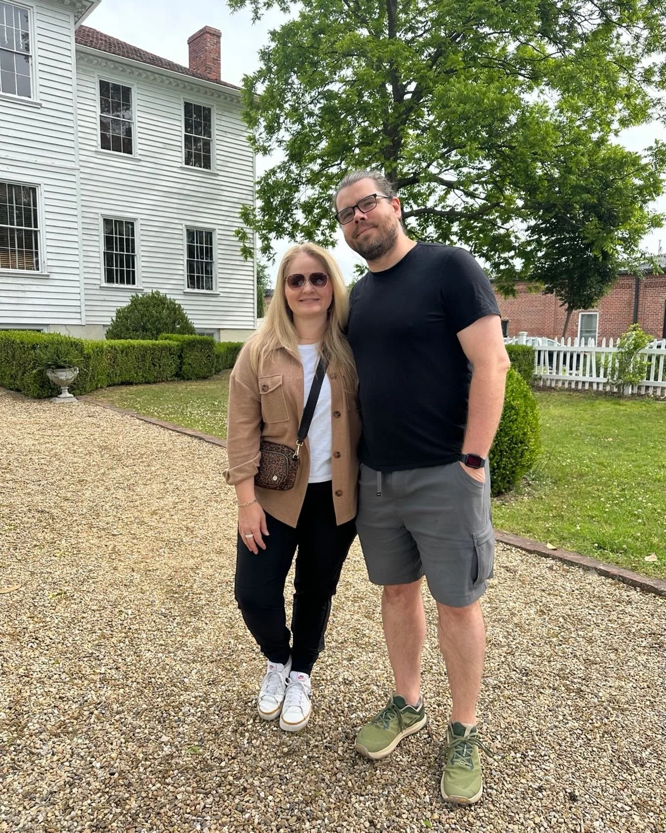 Meet Strawberry Hill guests, the Labrecque-Pearsons. Tracy is a soprano for the army band! She has sung at locales around the globe but this was a first visit to Petersburg. We sure hope this delightful couple returns!
