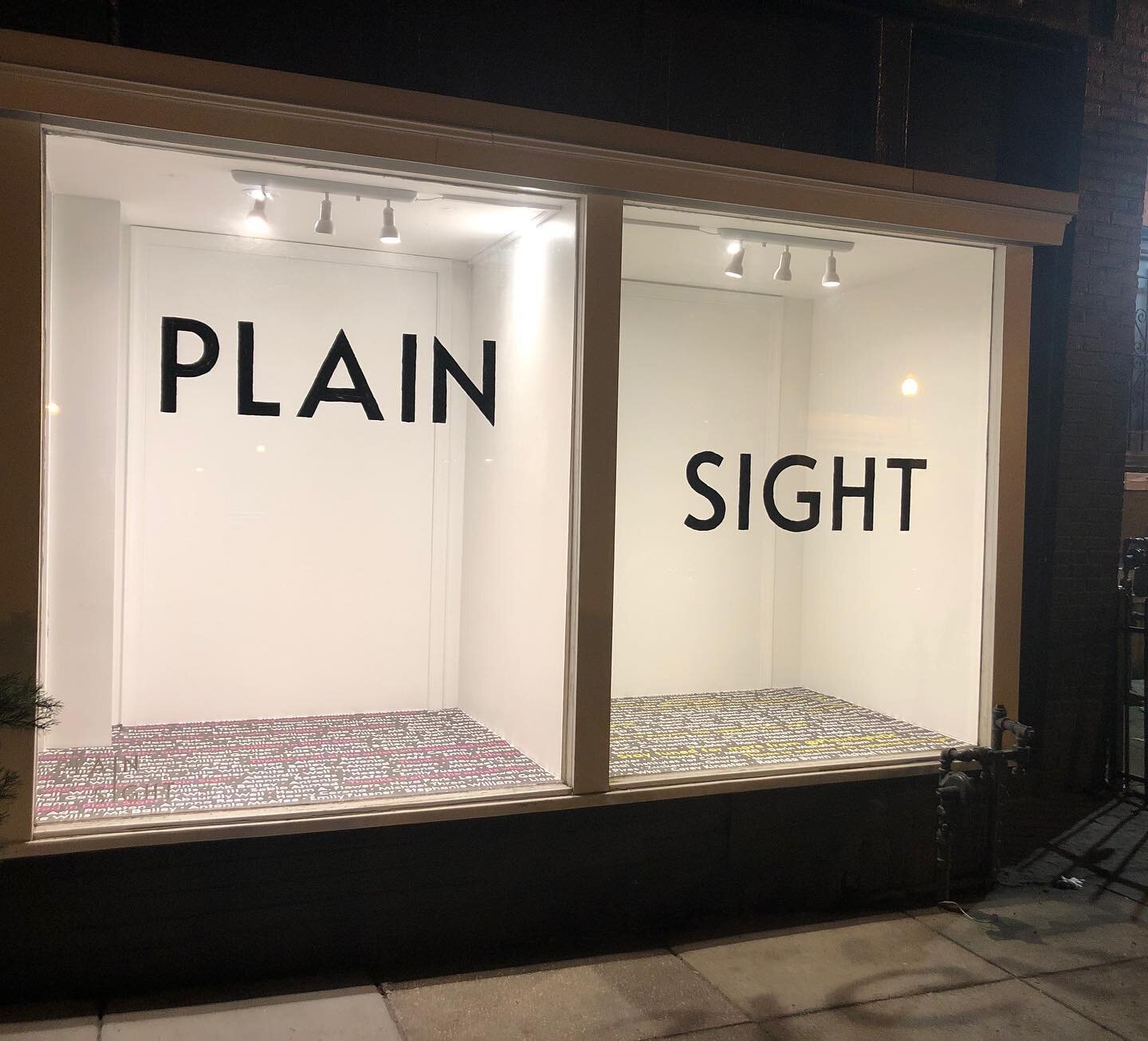 And that&rsquo;s a wrap (for now) for Plain Sight as we say goodbye to 3218 Georgia Avenue! We have loved every minute of transforming this closed up storefront to a place where anyone could access contemporary art. This was a labor of love for us an