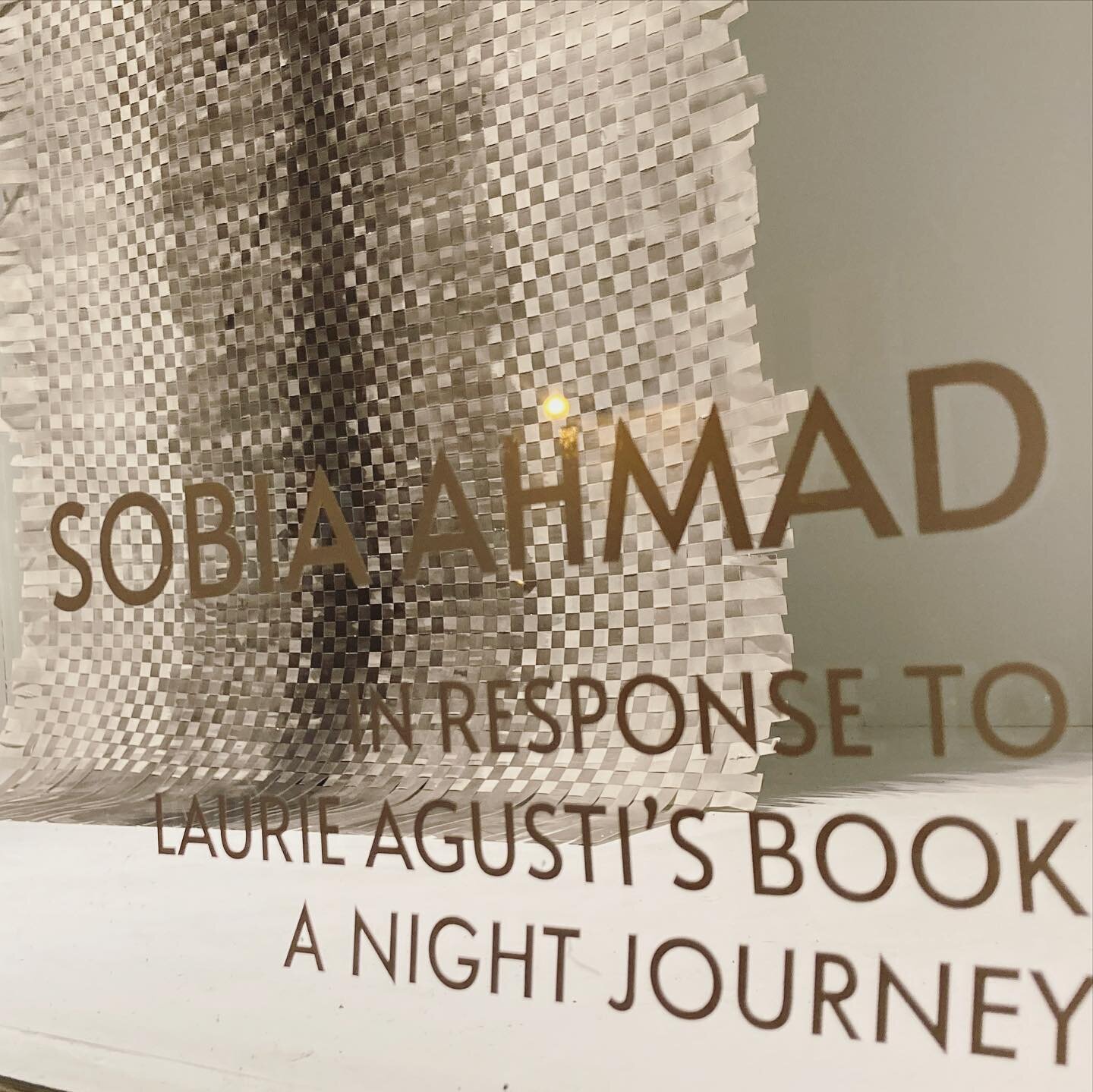 NEW ✨ on view now through January 23rd are the last two exhibitions from our Window to Europe series, featuring exhibitions by Sobia Ahmad (@sobia.ahmad.art) in response to &ldquo;A Night Journey&rdquo; by French author and illustrator Laurie Agusti 