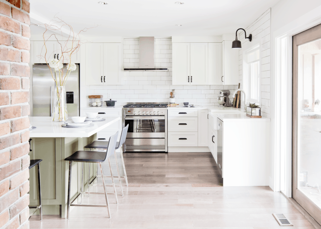 Lectus Cabinets – Libertti Flat Paintd MDF Nougat and Sage