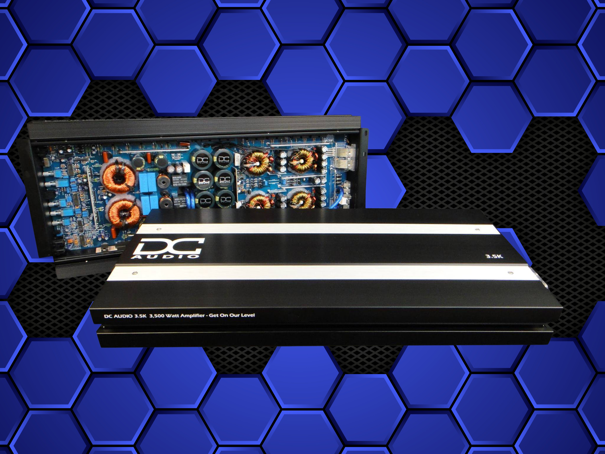 DC Audio DC5.0K-A3 7300W RMS 18V-Stable Mono Class D Car Amplifier/Amp+Bass  Knob by DC Audio