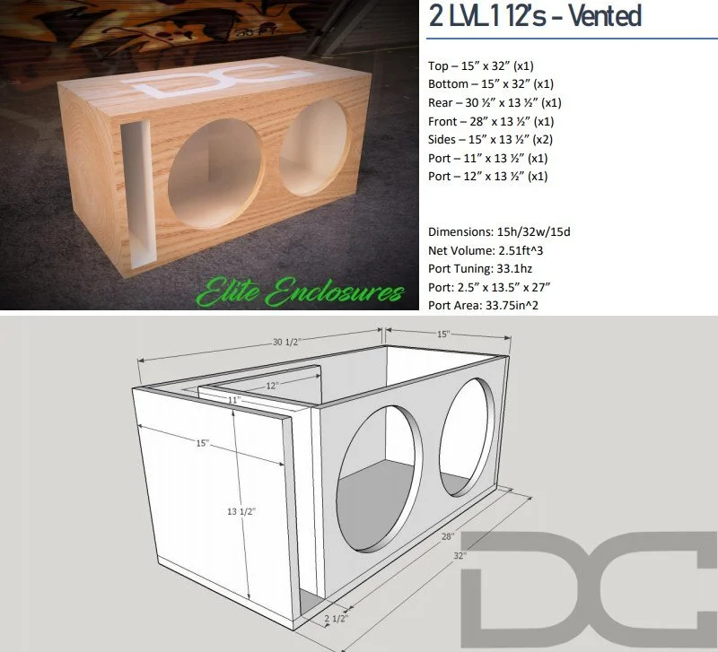 DC Audio level 1 Subwoofers — DC Audio