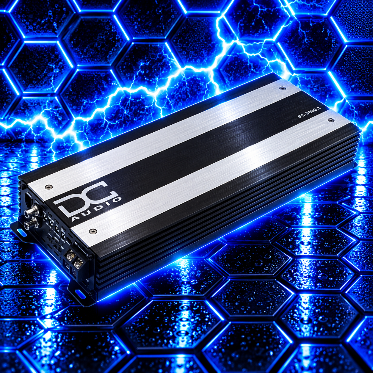 Neon Blue DC Audio Amplifier Showcase.png