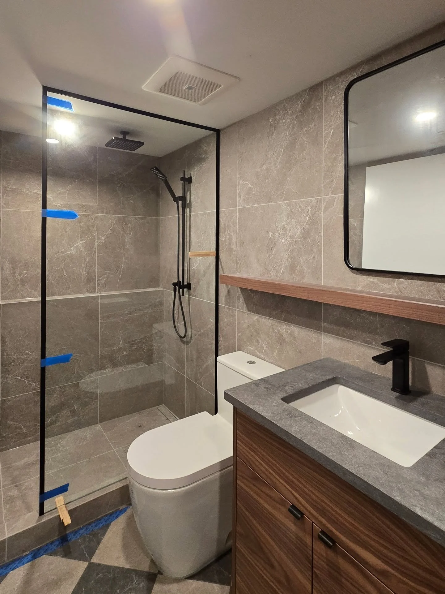 Finishing trims going in today for this secondary suite in North Vancouver