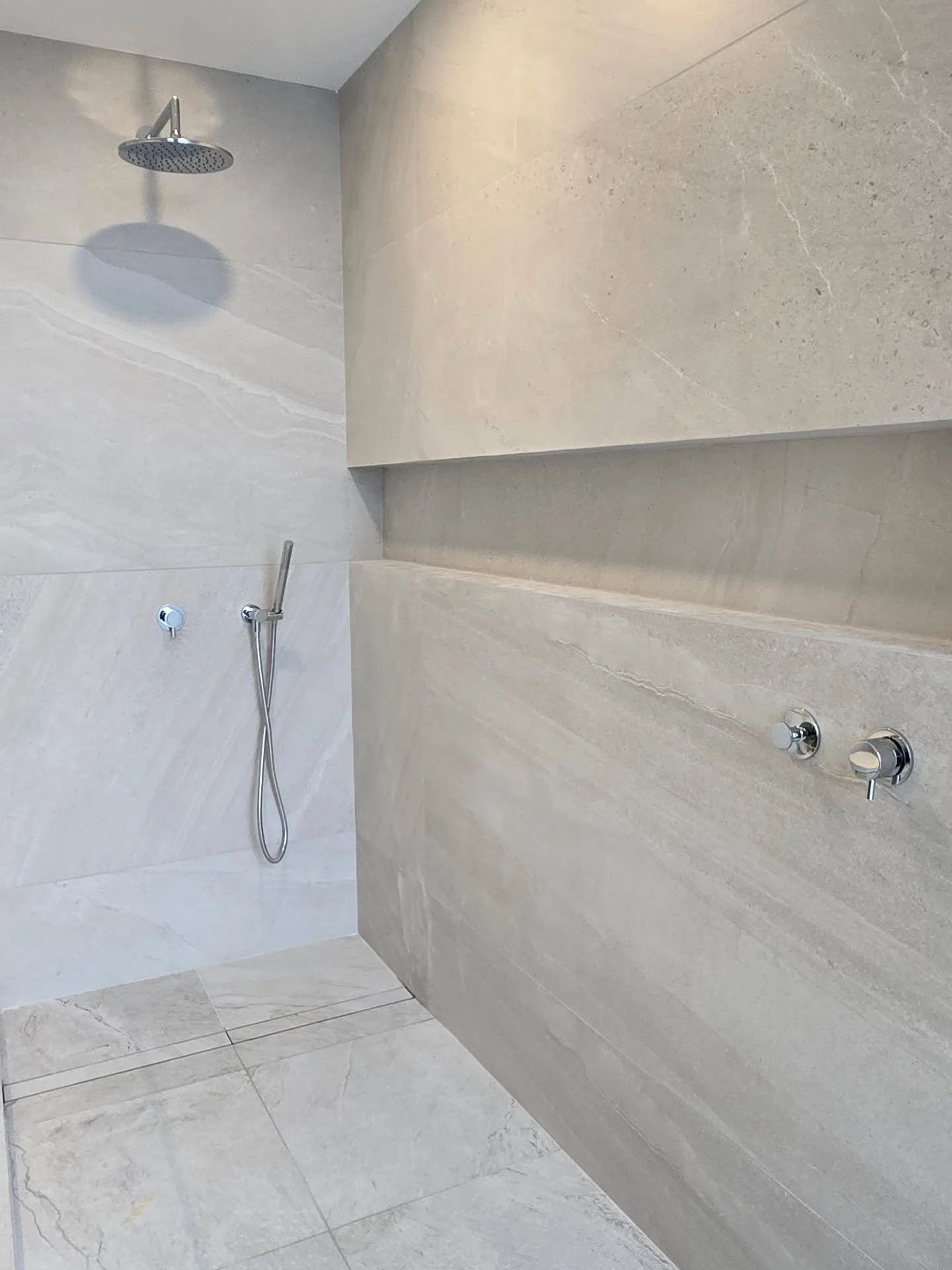 Just wrapping up one of our downtown condo projects. Our scope consisted of new rough-ins, fixtures, &amp; trims for the powder room, secondary bathroom, and the ensuite bathroom.