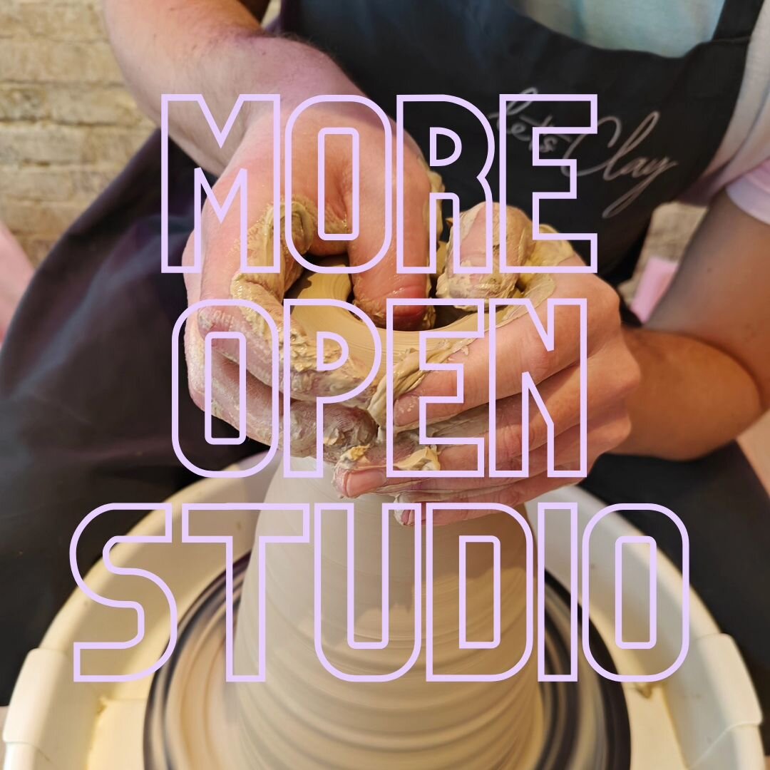 We just made more Open Studio seats available. 
Join us already tomorrow from 10-13 if you are on holiday!

Open Studio is only for former Let's Clay students.
