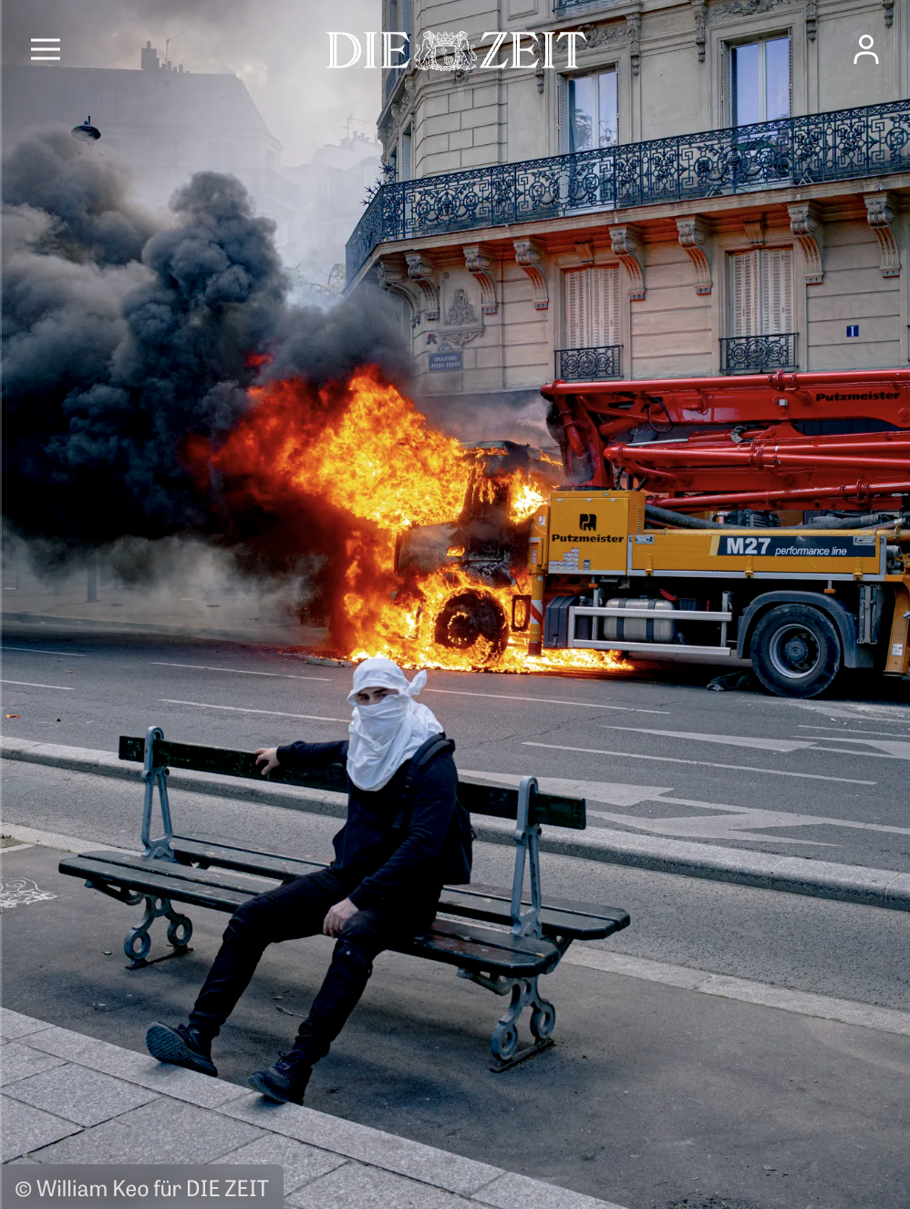 October 17 in France for Die Zeit