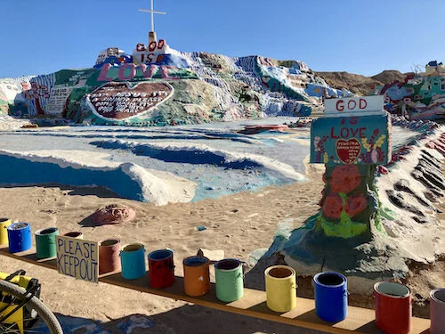 Morning at Salvation Mountain