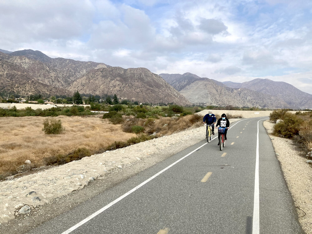 The San Gabriel River Trail in greater Los Angeles