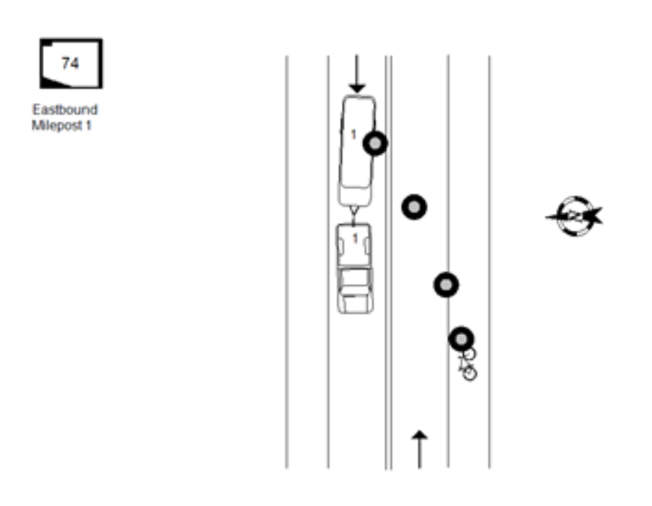 “Vehicle 1” (part of it, anyway) meets “Vehicle 2” (me)